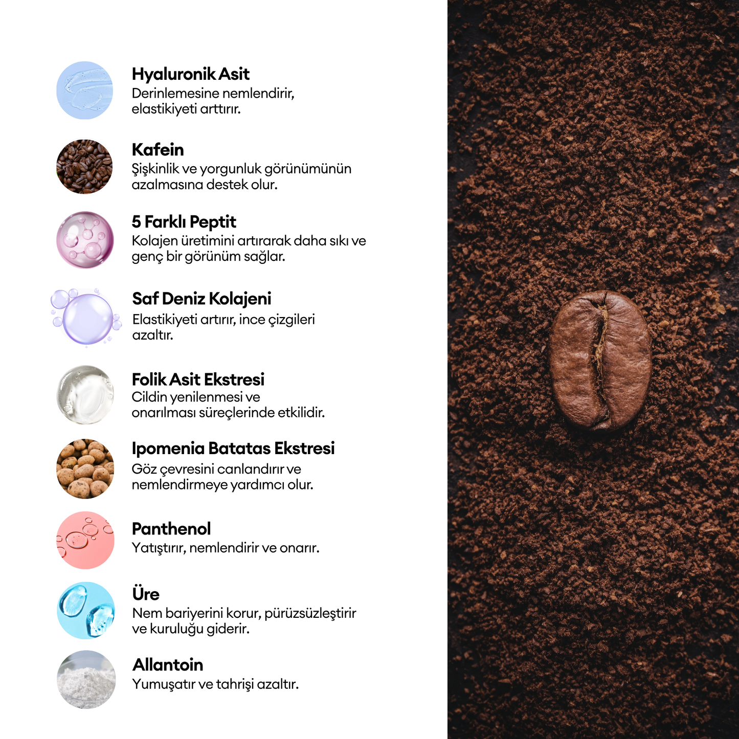 Caffeine Routine Göz Maskesi 5'li