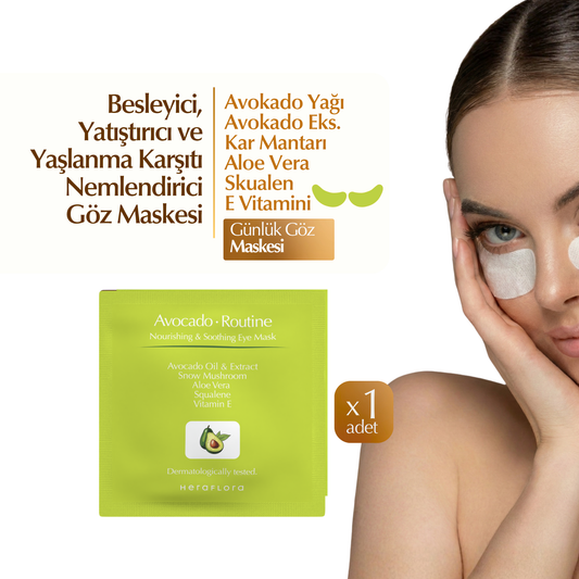 Avokado Routine Göz Maskesi