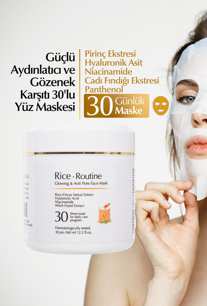 Rice Routine Pirinç Maskesi - 30 Günlük Bakım