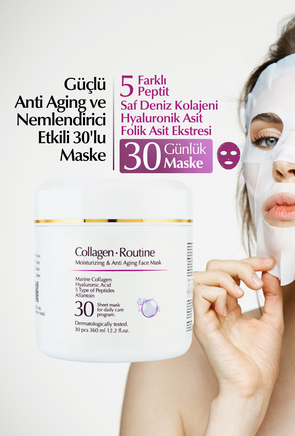 Collagen Routine Kolajen Maskesi - 30 Günlük Bakım