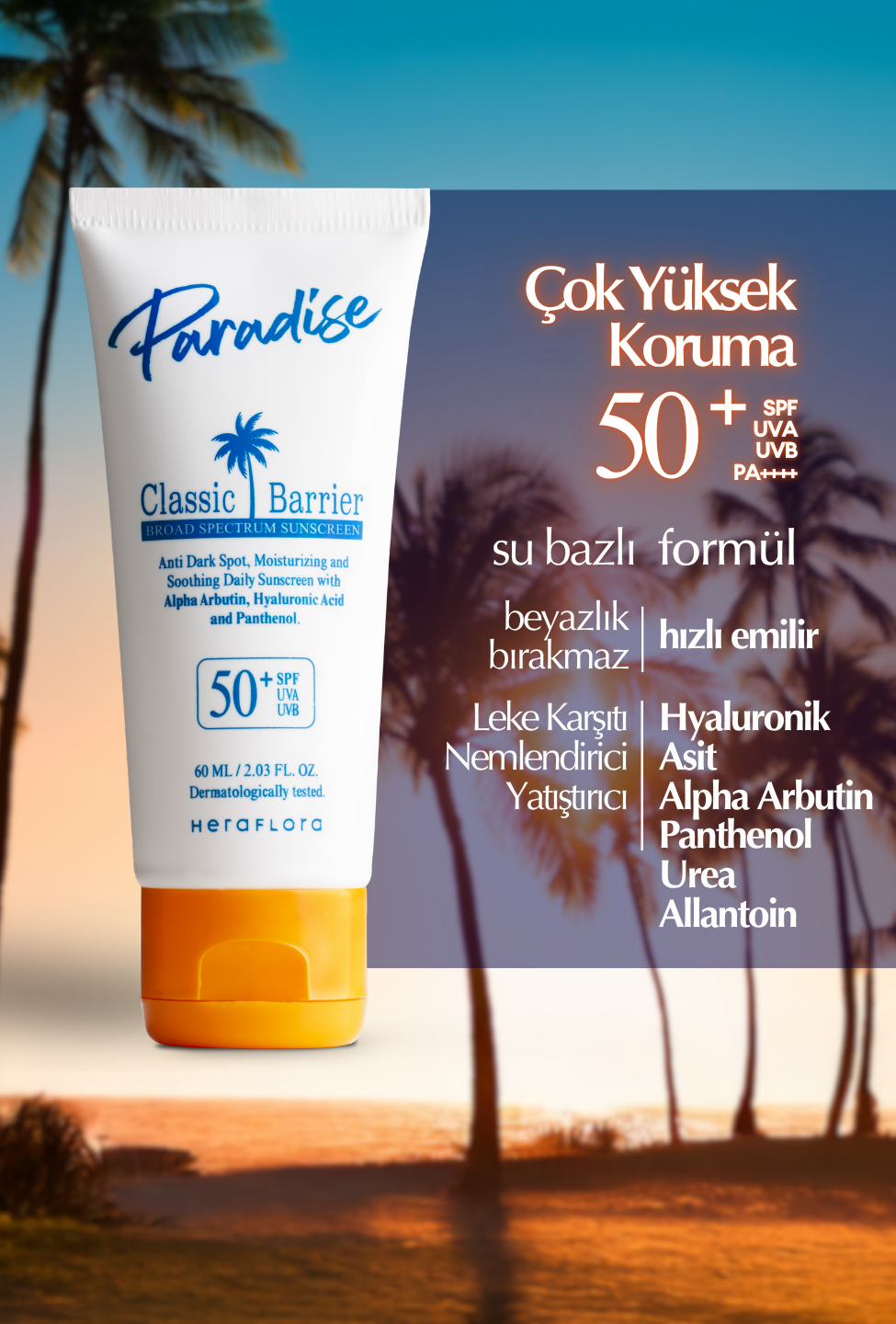 Paradise Güneş Kremi - 50 SPF