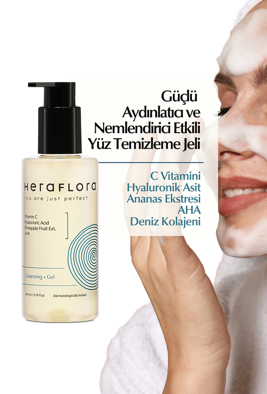 Yüz Temizleme Jeli Nemlendirici, Aydınlatıcı - 200 ml