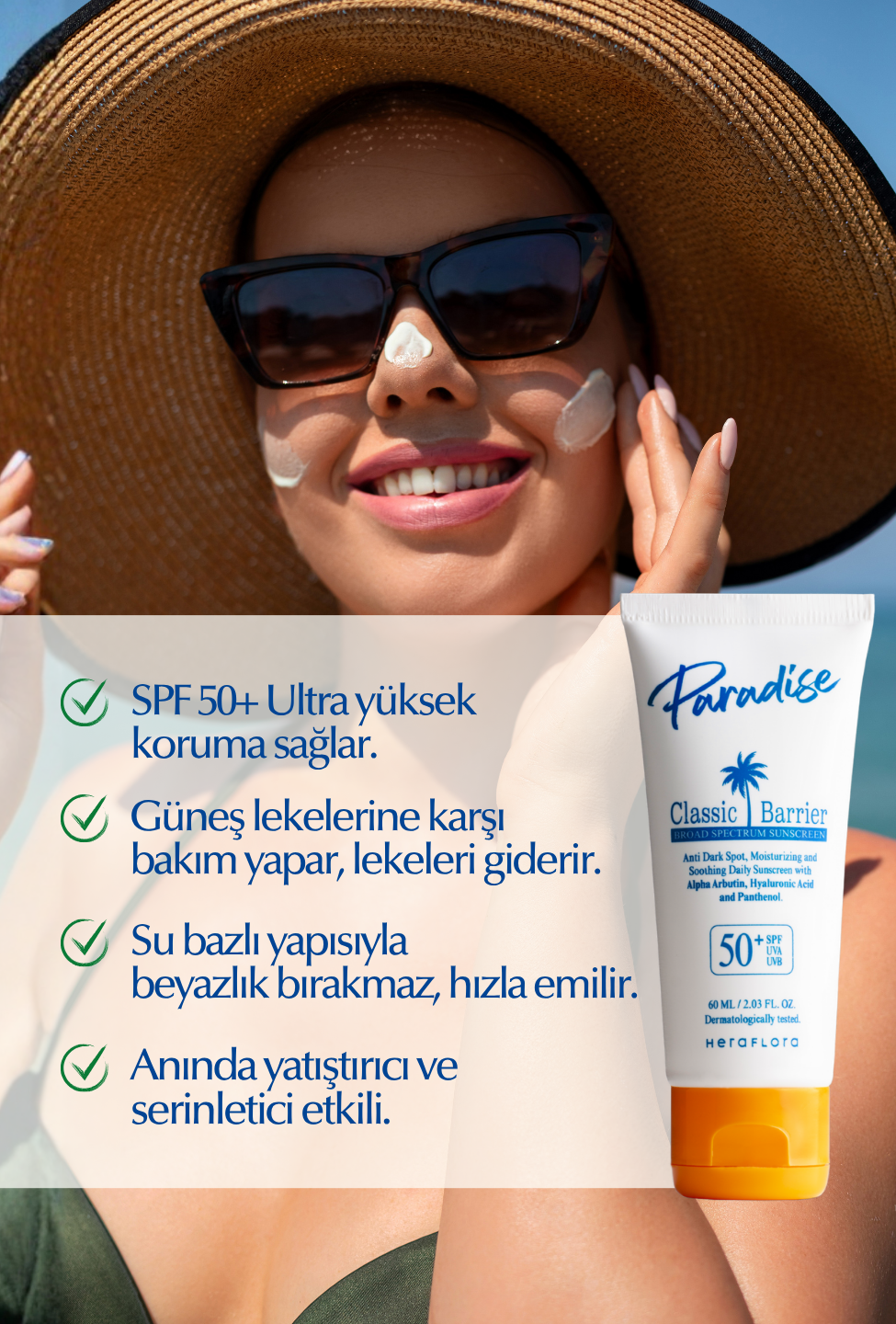 Paradise Güneş Kremi - 50 SPF