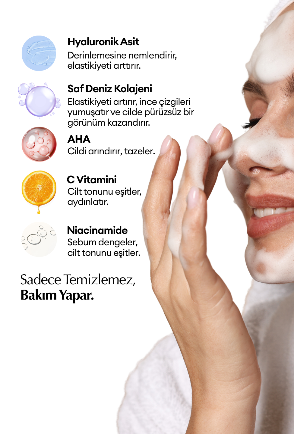 Yüz Temizleme Jeli Nemlendirici, Aydınlatıcı - 200 ml