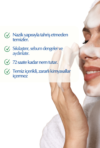 Yüz Temizleme Jeli Nemlendirici, Aydınlatıcı - 200 ml