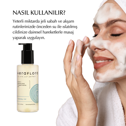 Yüz Temizleme Jeli Nemlendirici, Aydınlatıcı - 200 ml