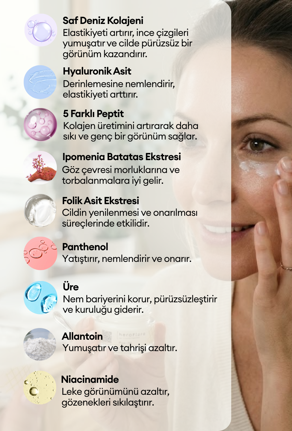 Pure Lift Yaşlanma Karşıtı Göz Çevresi  Bakım Kremi 15 ml