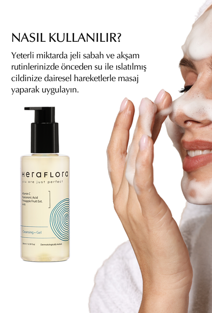 Yüz Temizleme Jeli Nemlendirici, Aydınlatıcı - 200 ml