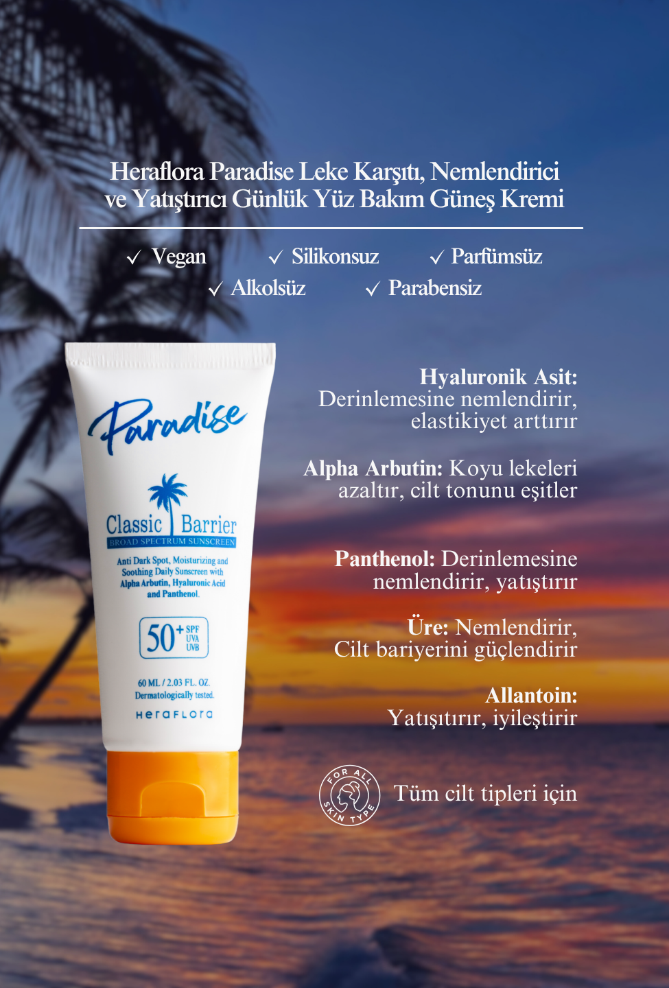 Paradise Güneş Kremi - 50 SPF