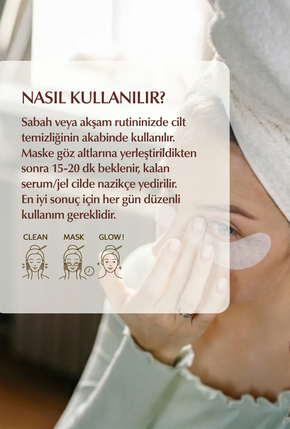 Caffeine Routine Göz Maskesi 5'li