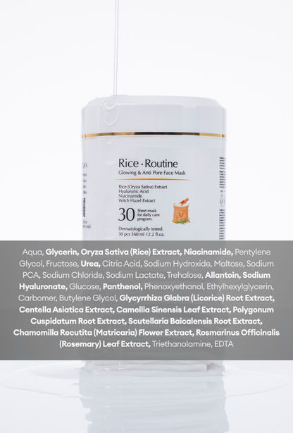 Rice Routine Pirinç Maskesi - 30 Günlük Bakım