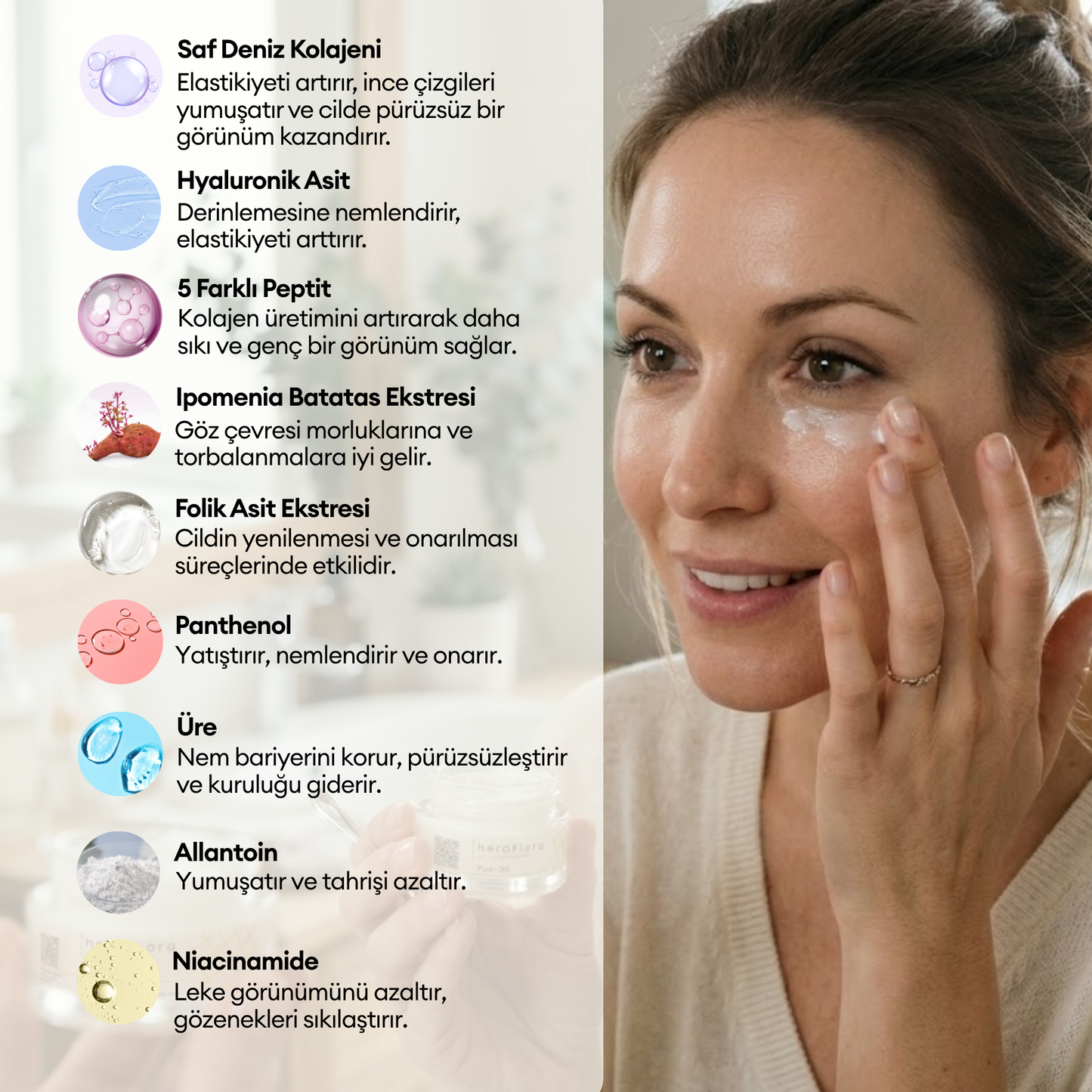 Pure Lift Yaşlanma Karşıtı Göz Çevresi  Bakım Kremi 15 ml