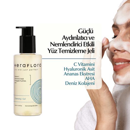 Yüz Temizleme Jeli Nemlendirici, Aydınlatıcı - 200 ml